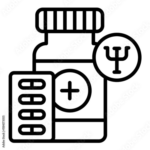 Psychotropic Medication Icon