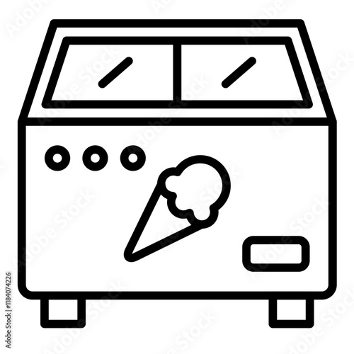 Ice Cream Freezer Icon