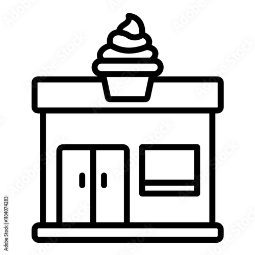 Ice Cream Parlor Icon