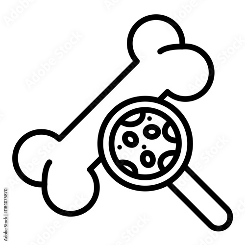 Bone Density Test Icon