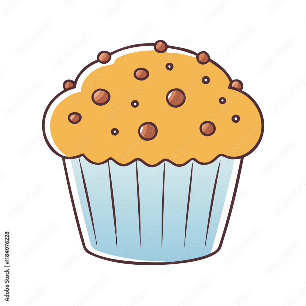 muffin vector icon, foods vector illustration - simple illustration of muffin perfect for logos, and foods-themed designs. muffin vector icon, foods vector illustration - simple illustration of muffin perfect for logos, and foods-themed designs.