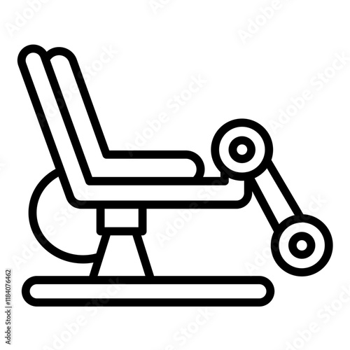 Leg Curl Icon