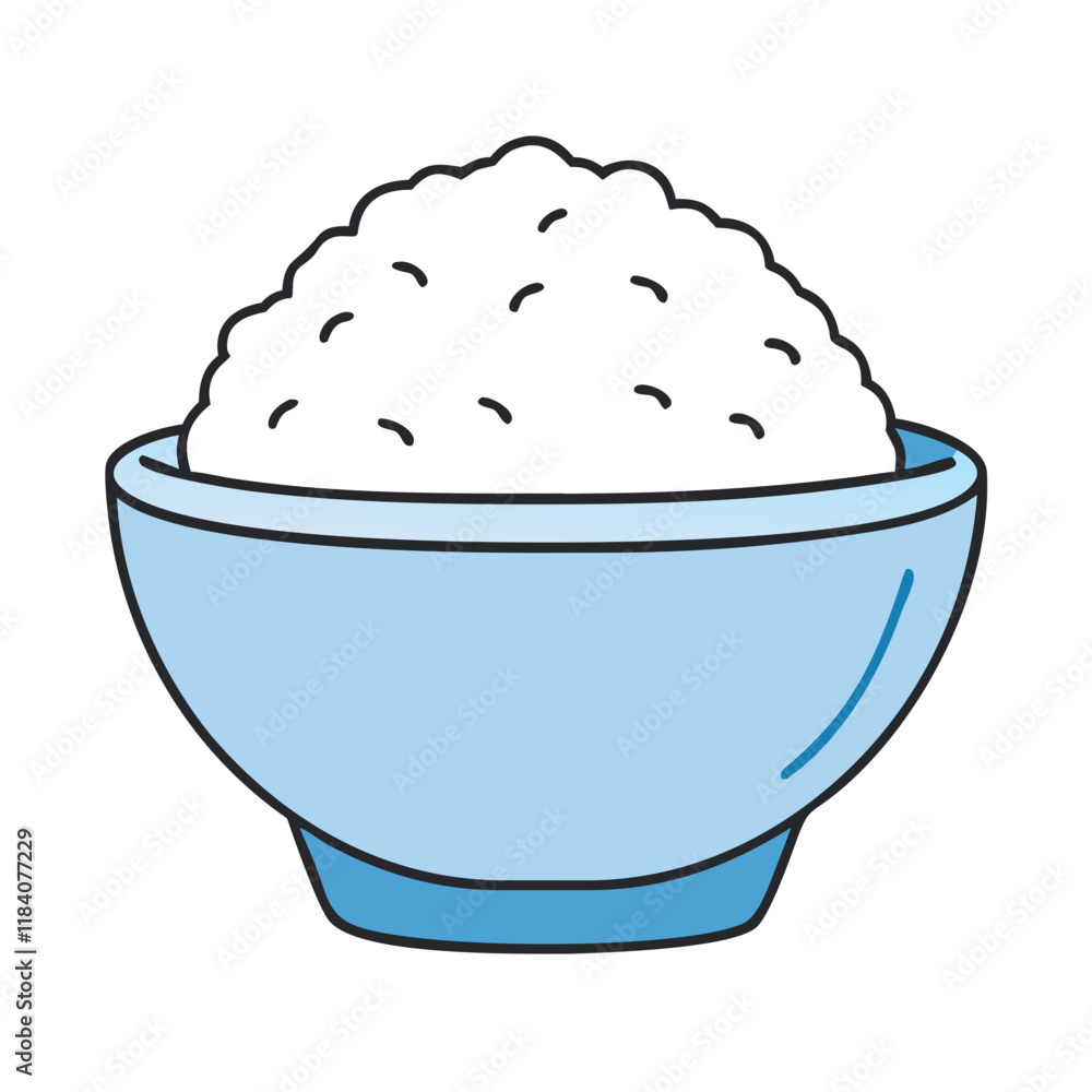 rice bowl vector icon, foods vector illustration - simple illustration of rice bowl perfect for logos, and foods-themed designs. rice bowl vector icon, foods vector illustration - simple illustration of rice bowl perfect for logos, and foods-themed designs.