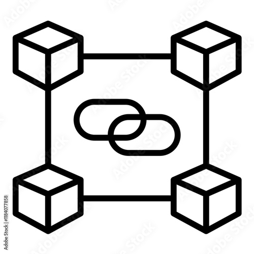 Blockchain Protocol Icon