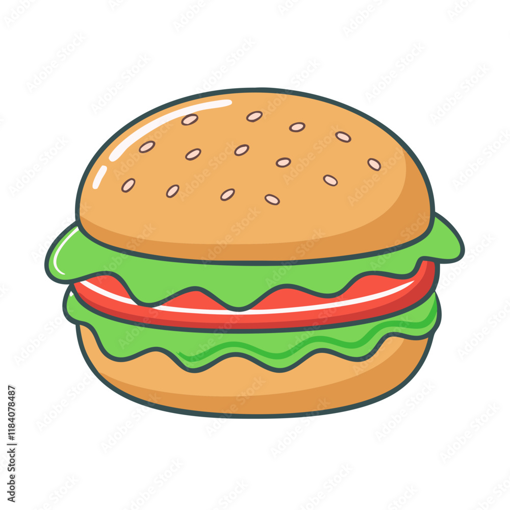 veggie burger vector icon, foods vector illustration - simple illustration of veggie burger perfect for logos, and foods-themed designs. veggie burger vector icon, foods vector illustration - simple illustration of veggie burger perfect for logos, and foods-themed designs.