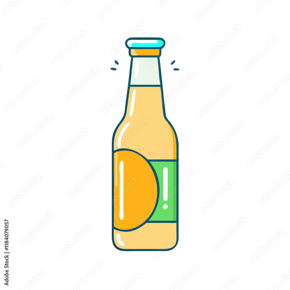 beer bottle vector icon, drinks vector illustration - simple illustration of beer bottle perfect for logos, and drinks-themed designs. beer bottle vector icon, drinks vector illustration - simple illustration of beer bottle perfect for logos, and drinks-themed designs.