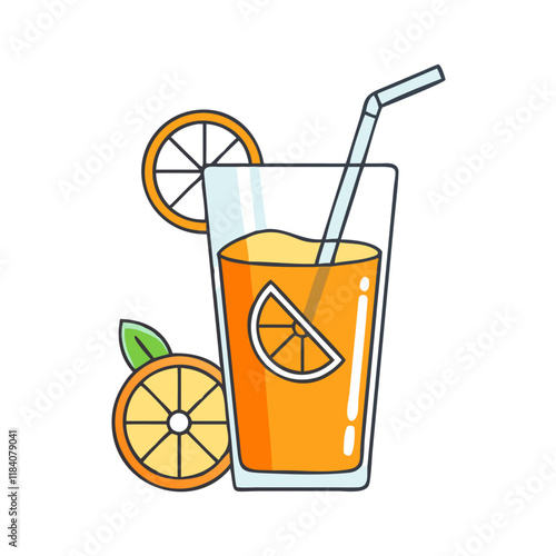 Obraz na plátně arnold palmer lemonade and iced tea vector icon, drinks vector illustration - simple illustration of arnold palmer lemonade and iced tea perfect for logos, and drinks-themed designs