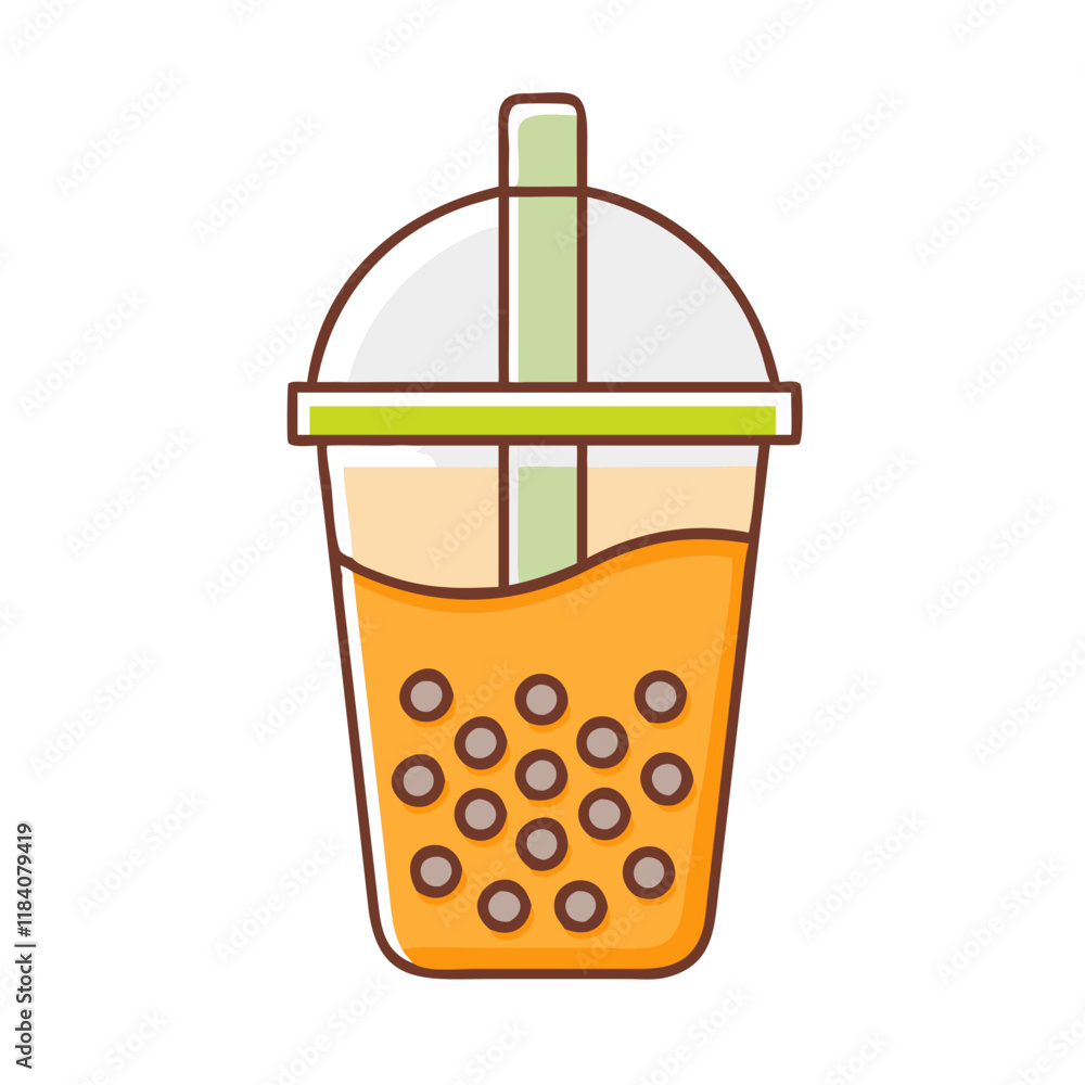 bubble tea vector icon, drinks vector illustration - simple illustration of bubble tea perfect for logos, and drinks-themed designs. bubble tea vector icon, drinks vector illustration - simple illustration of bubble tea perfect for logos, and drinks-themed designs.