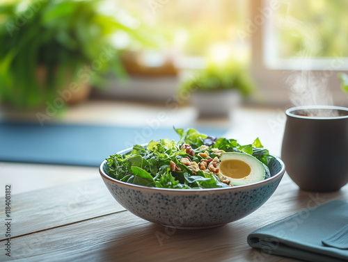 green salad in a bowl