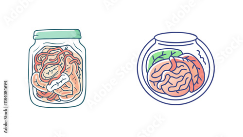 fermented kimchi vector icon, vegetables vector illustration - simple illustration of fermented kimchi perfect for logos, and vegetables-themed designs.