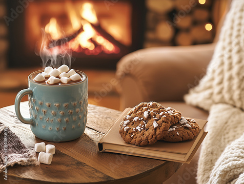 Hot Chocolate and marshmallow