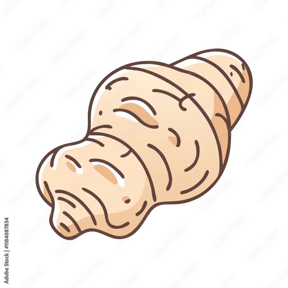 jerusalem artichoke vector icon, vegetables vector illustration - simple illustration of jerusalem artichoke perfect for logos, and vegetables-themed designs. jerusalem artichoke vector icon, vegetables vector illustration - simple illustration of jerusalem artichoke perfect for logos, and vegetables-themed designs.