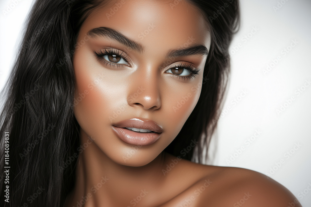 Beautiful skin woman face, healthy beauty skincare and cosmetics for adverstising. Generative Ai.
Beautiful skin woman face, healthy beauty skincare and cosmetics for adverstising. Generative Ai.