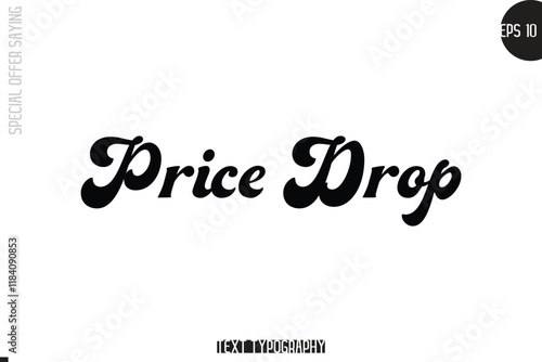 Special Offer Template Design Banner Typography Text Price Drop