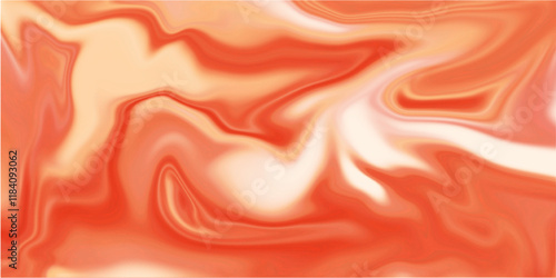 Abstract orange Swirl Texture Background. Elegant Flowing orange Gradient Design. Illustration. Vector. 