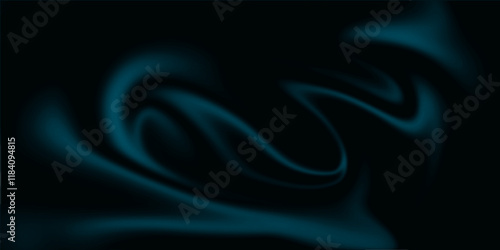 Abstract green and Black Swirl Texture Background. Elegant Flowing green and Black Gradient Design. Illustration. Vector. 