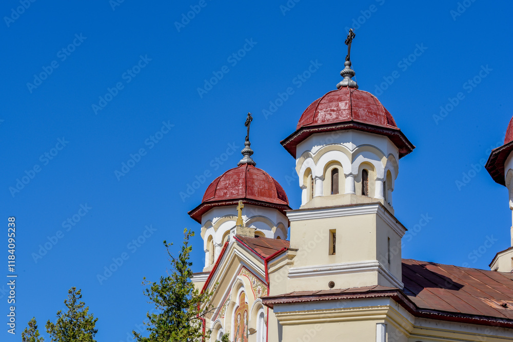 Fototapeta premium village in the mountains