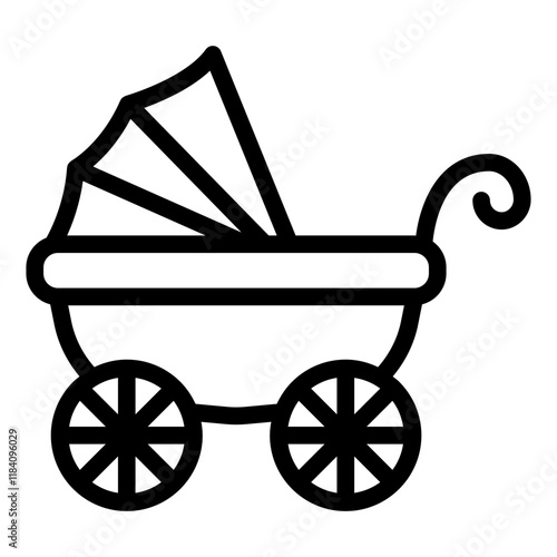 Baby Stroller Icon