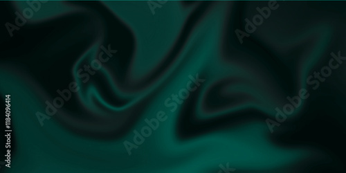 Abstract green and Black Swirl Texture Background. Elegant Flowing green and Black Gradient Design. Illustration. Vector. 