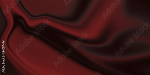 Luxury Red and Black Gradient Abstract Art. Moody Red and Black Liquid Texture. Illustration. Vector. 