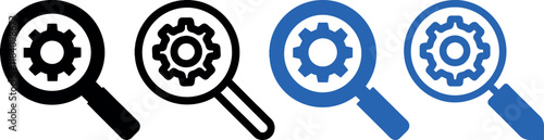 gears icon representing mechanics and engineering suitable for industrial and technological themes.