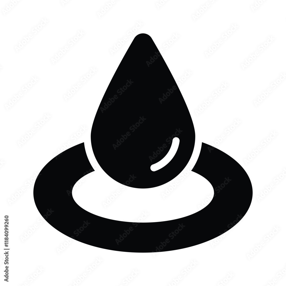 Take a look at this amazing icon of spa drop in modern style Take a look at this amazing icon of spa drop in modern style