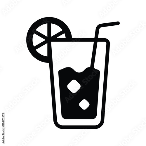 Refreshing juice glass promoting hydration and healthy living