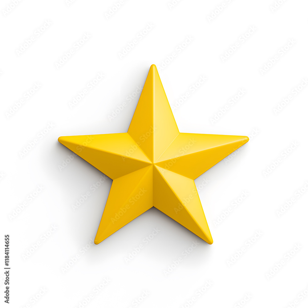 3d gold glossy yellow star icon isolated on white background 3d gold glossy yellow star icon isolated on white background