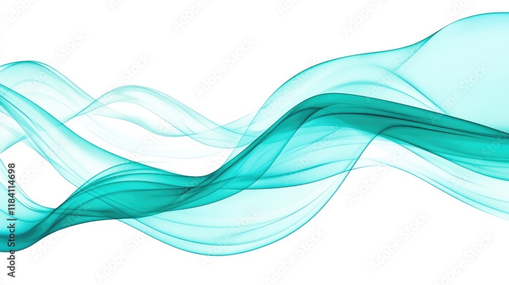 Abstract digital wave patterns in teal and blue, creating a sense of innovation and flow. Abstract digital wave patterns in teal and blue, creating a sense of innovation and flow.