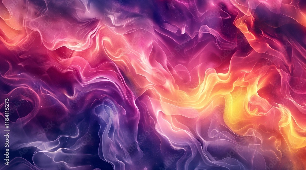 Abstract Colorful Energy Waves in Motion Abstract Colorful Energy Waves in Motion