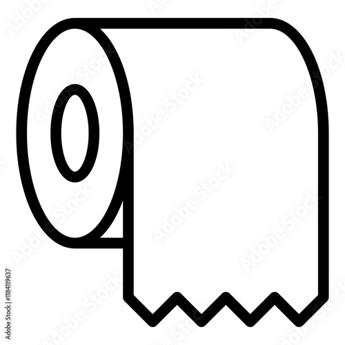 Toilet Paper Roll Icon