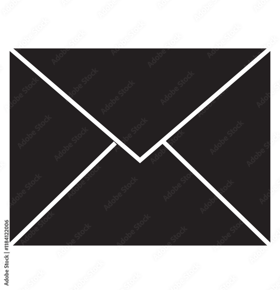 email icon set. Envelope mail icon vector illustration.Black white yellow colors. email icon set. Envelope mail icon vector illustration.Black white yellow colors.