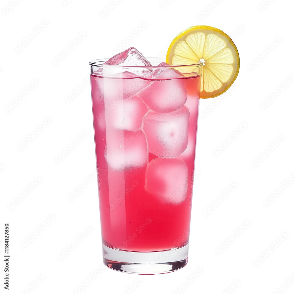 Glass of lemonade on transparent background Glass of lemonade on transparent background