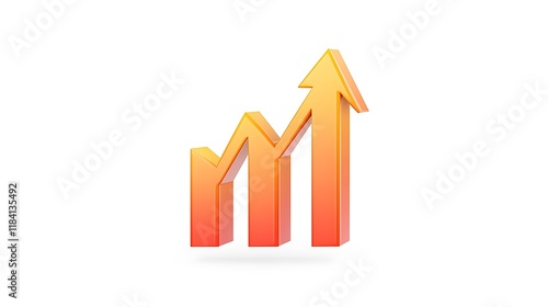 Free Download An icon of an upward arrow for prioritization, minimal style, on white background - GFXLoad