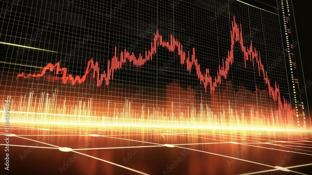 Stock Market Chart: A Visual Representation of Financial Trends and Volatility Stock Market Chart: A Visual Representation of Financial Trends and Volatility