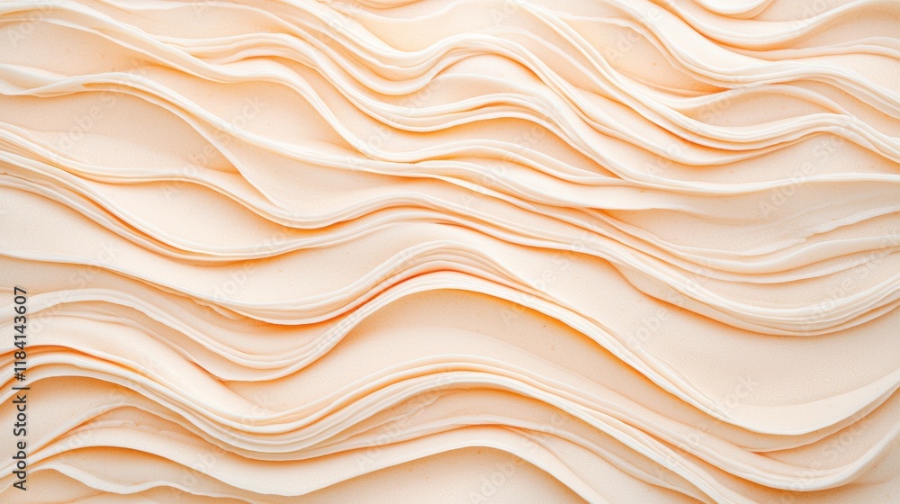 Abstract Peach-Colored Wavy Texture Background Abstract Peach-Colored Wavy Texture Background