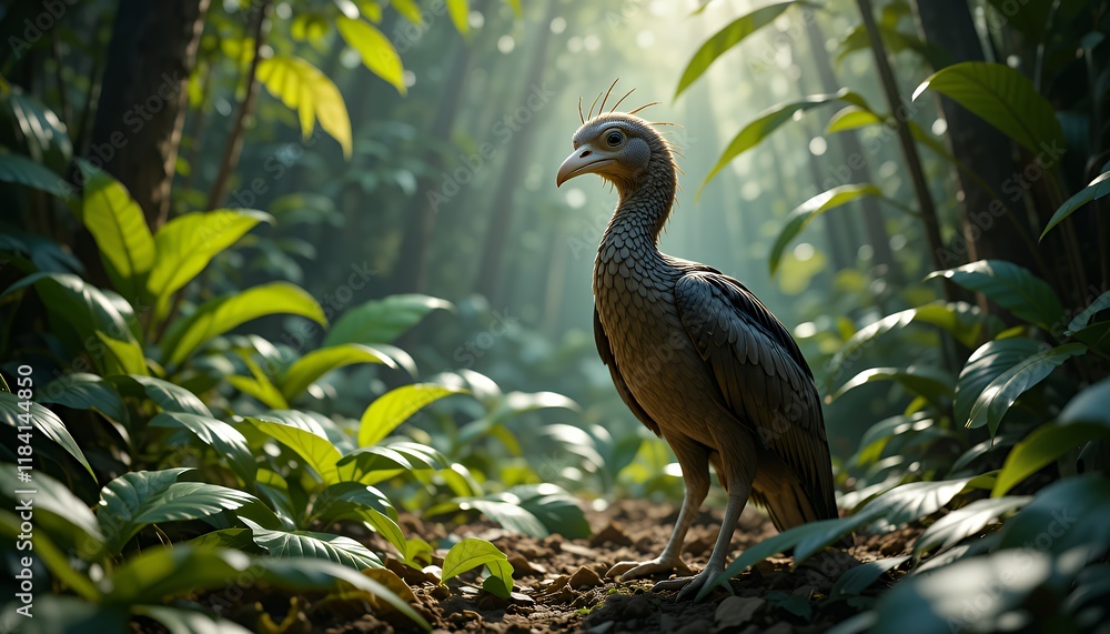 Enigmatic Forest Bird: A Digital Masterpiece Enigmatic Forest Bird: A Digital Masterpiece