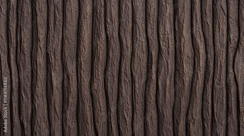 Dark Brown Wood Grain Texture, Vertical Lines, Natural Background Dark Brown Wood Grain Texture, Vertical Lines, Natural Background