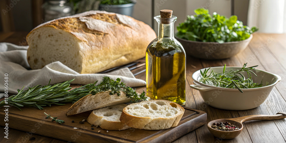 bread with oil