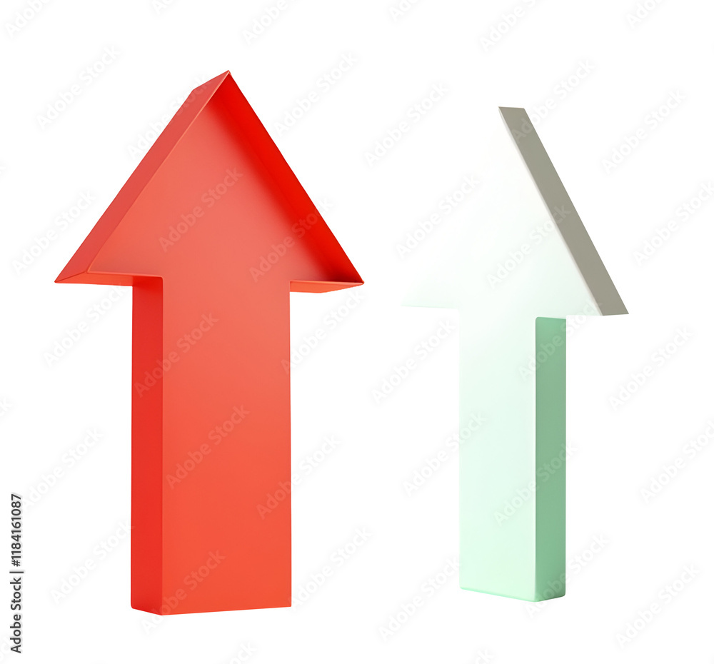 Red and Teal Arrows Pointing Upward, Success and Growth, Progress and Achievement, Aspirational and Dynamic Visual., cut out,transparent background Red and Teal Arrows Pointing Upward, Success and Growth, Progress and Achievement, Aspirational and Dynamic Visual., cut out,transparent background