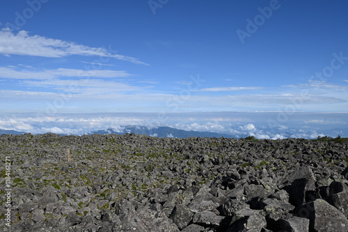 Climbing Mt. Tateshina, Nagano, Japan photo