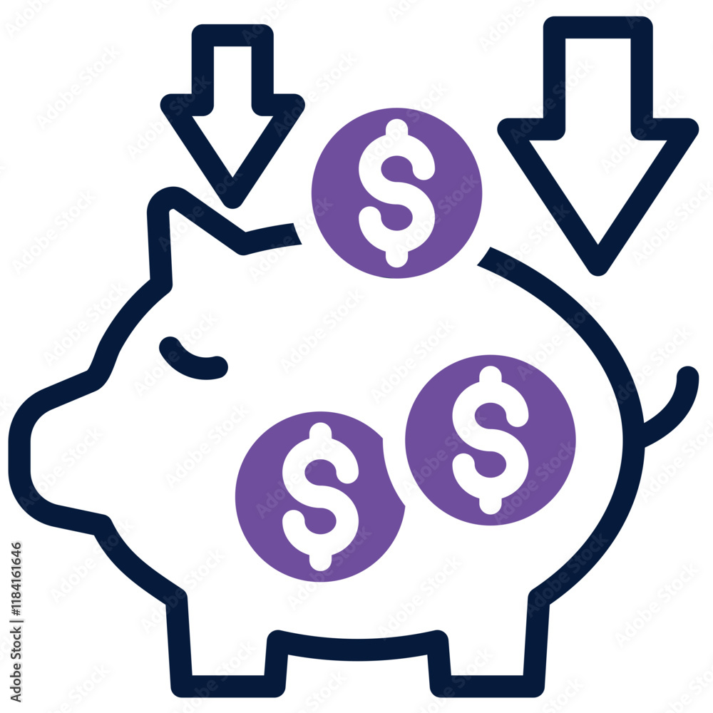 Money Saving Icon Money Saving Icon