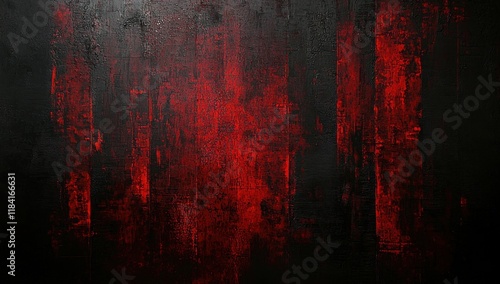 Dark Red and Black Grunge Textured Background for Dramatic Designs