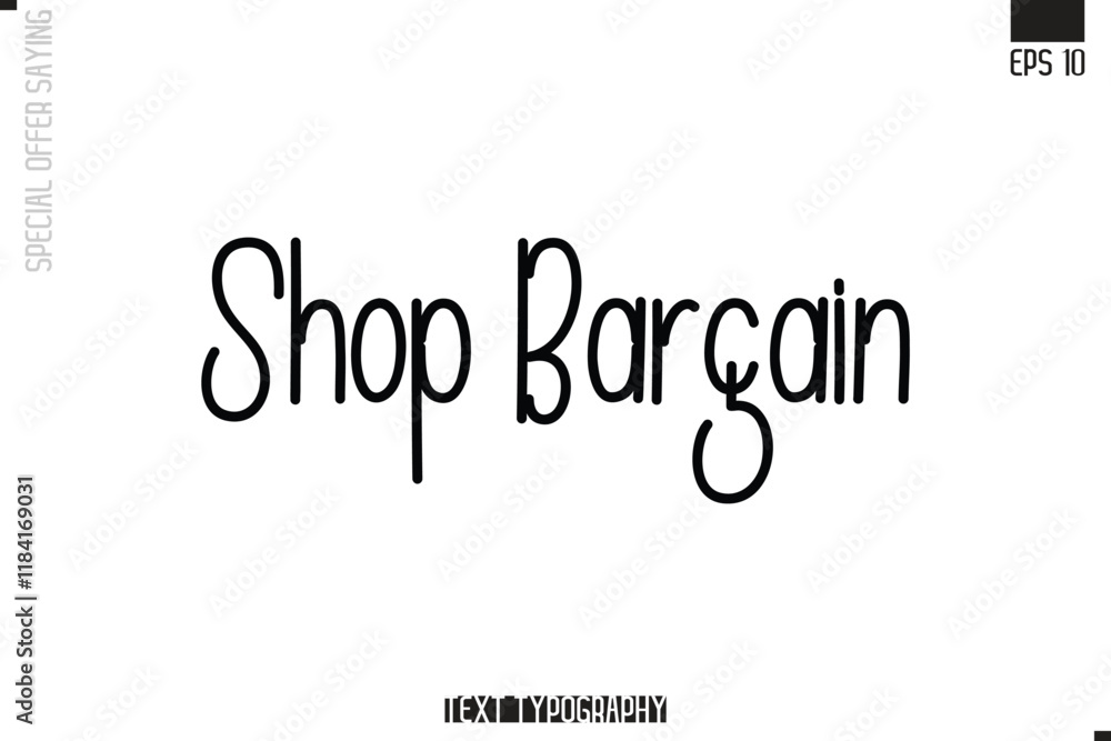 Special Offer Typography Text Script Lettering Design Shop Bargain Special Offer Typography Text Script Lettering Design Shop Bargain