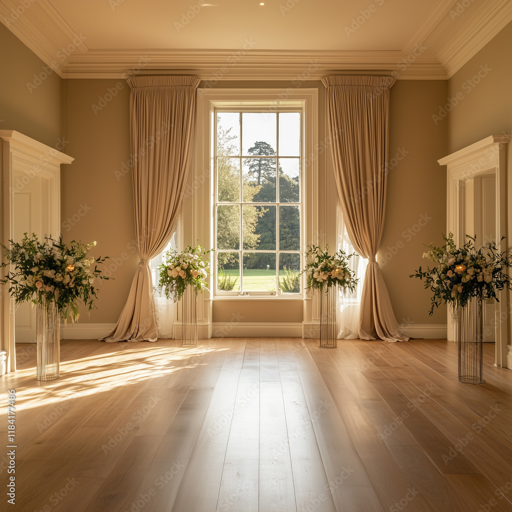 Fototapeta premium Wedding ceremony room 