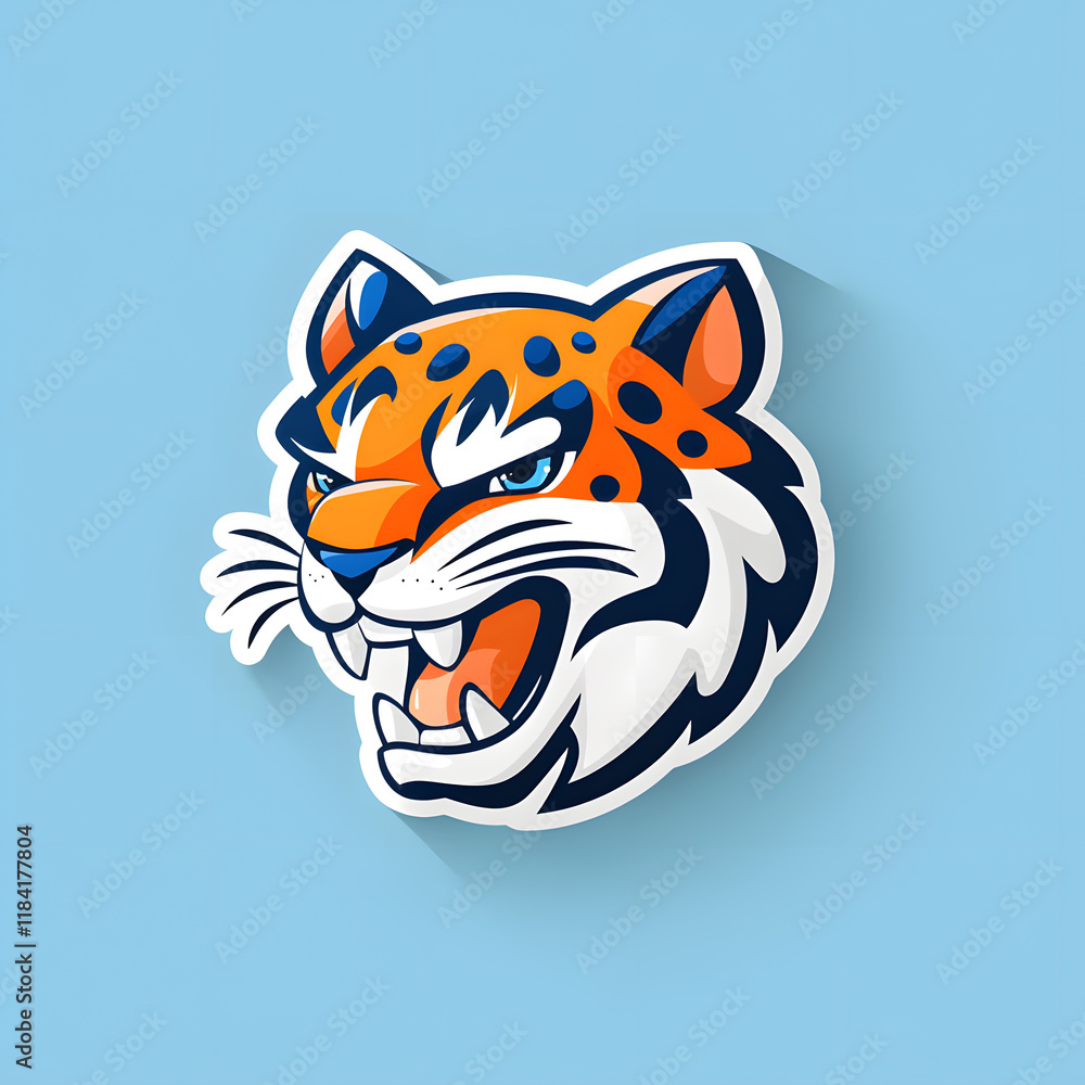 Simple leopard head illustration. Leopard head badge emblem logo icon isolated on white Simple leopard head illustration. Leopard head badge emblem logo icon isolated on white