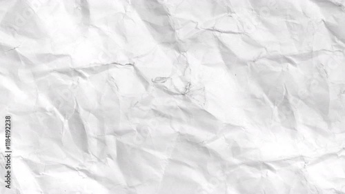 Stop Motion Paper Texture Animation, Crumpled Seamless and Loop Background Video.