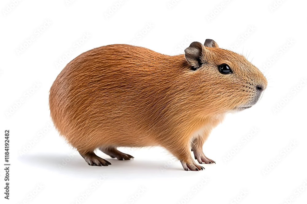 Fototapeta premium Capybara isolated on white background