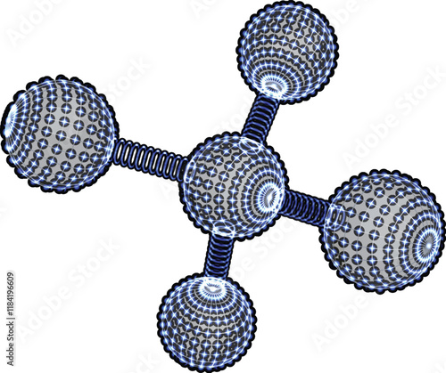 3d render of molecule