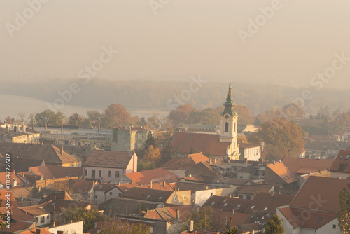 Zemun, BELGRADE, Serbia - aerial view photo